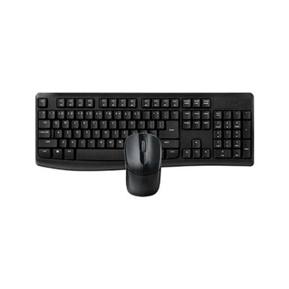 Teclado + raton rapoo x1800pro negro inalambrico