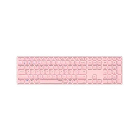 Teclado rapoo e9800m rosa inalambrico