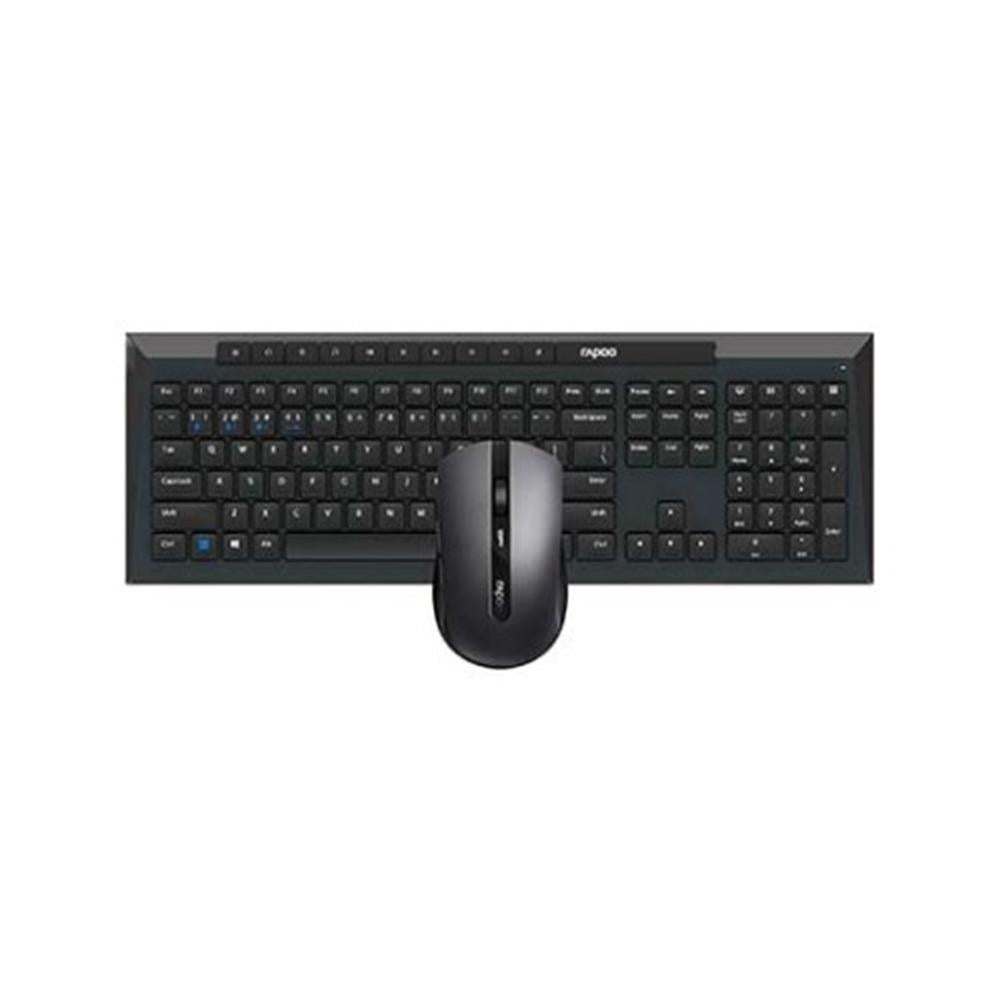 Teclado + raton rapoo 8210m negro inalambrico