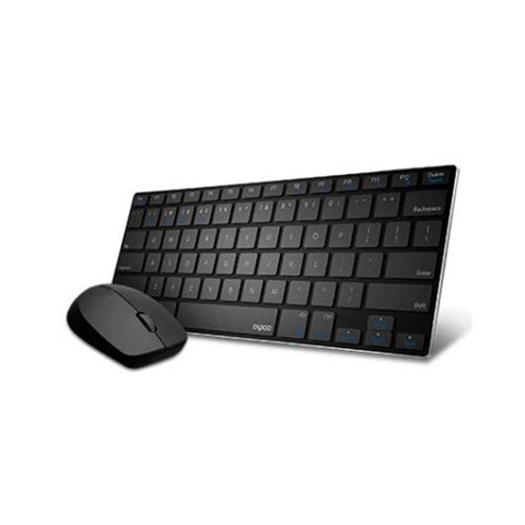 Teclado + raton rapoo 9000m negro inalambrico