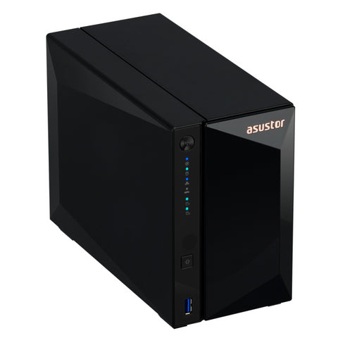 Servidor nas asustor 2 bay quad - core 1.4ghz 2gb ddr4 2.5gbe x1 usb3.2
