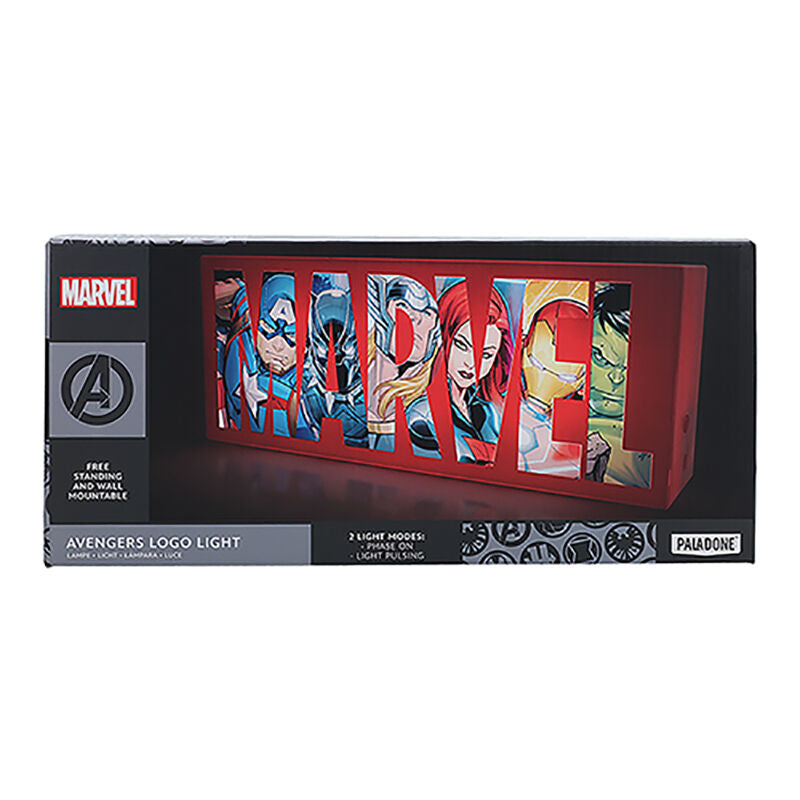 Lámpara paladone marvel avengers logo 30 cm