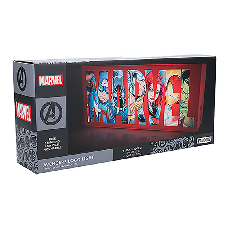 Lámpara paladone marvel avengers logo 30 cm