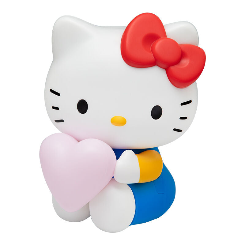 Lámpara 3d paladone hello kitty con corazón 16 cm