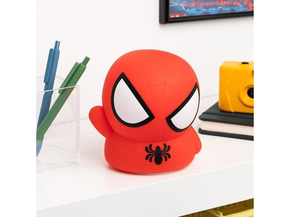 Lámpara de silicona 3d paladone marvel spiderman