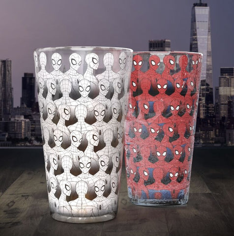 Vaso con cambio de color paladone spider - man 400 ml