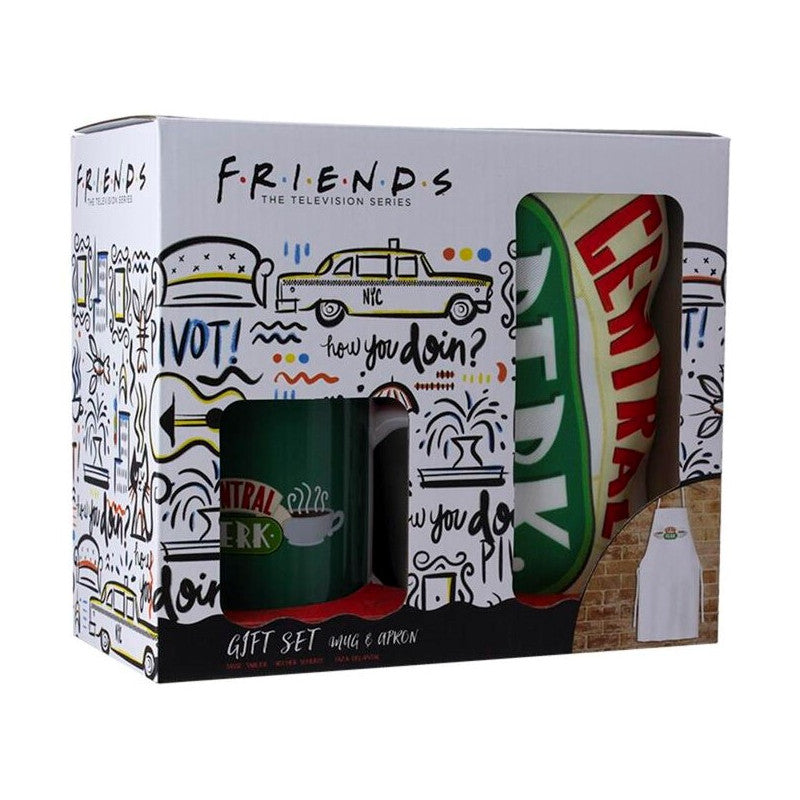 Set regalo taza + delantal paladone friends