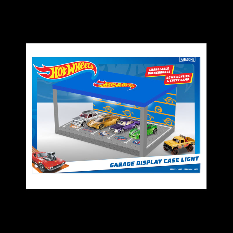 Vitrina expositor con luz paladone hot wheels