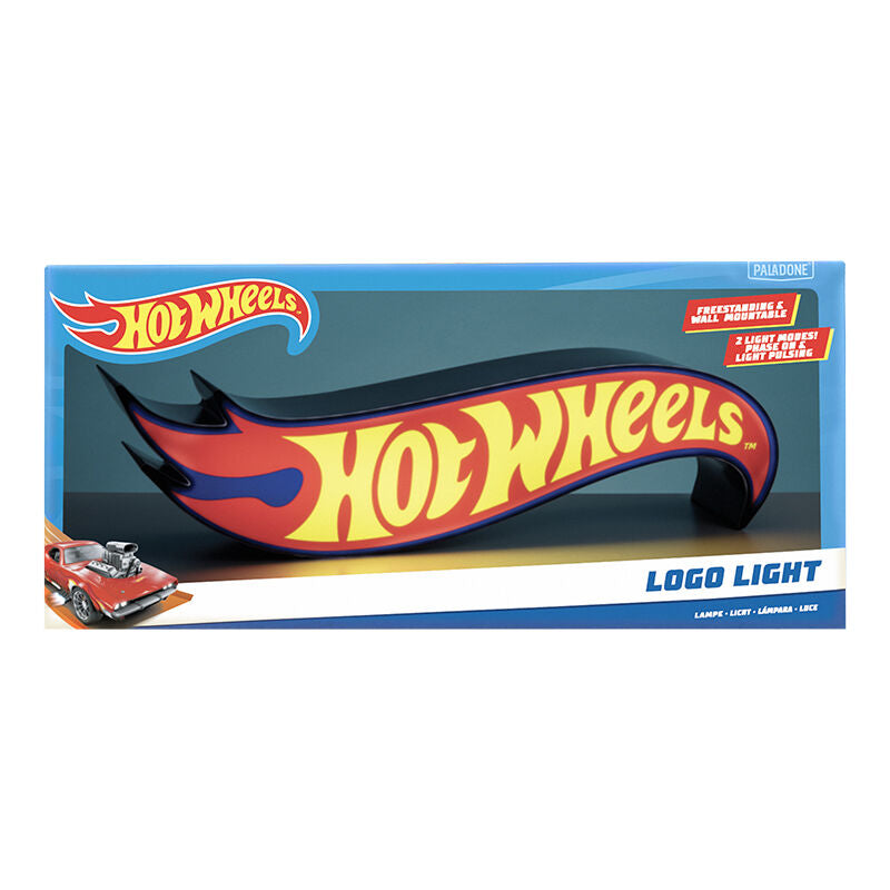 Lámpara paladone hot wheels logo