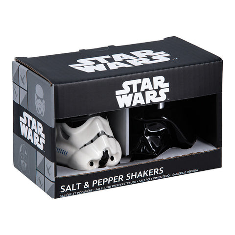 Set salero y pimentero paladone star wars darth vader y stormtrooper 7 cm