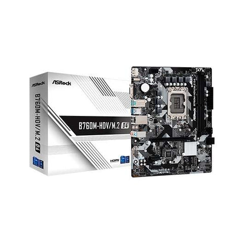 Placa base asrock 1700 b760m - hdv - m.2 d4