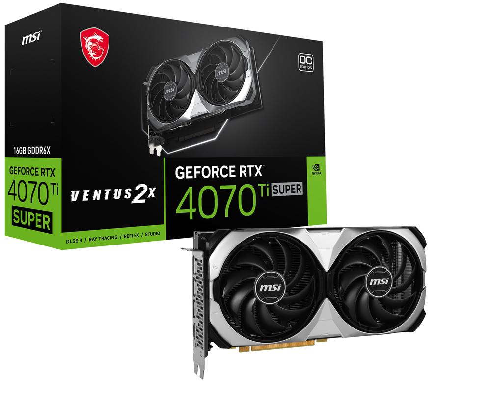 Tarjeta grafica msi nvidia rtx 4070 ti super 16g ventus 2x oc