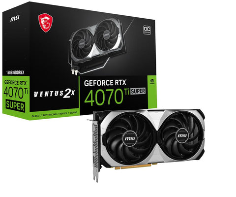 Tarjeta grafica msi nvidia rtx 4070 ti super 16g ventus 2x oc