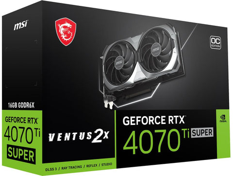 Tarjeta grafica msi nvidia rtx 4070 ti super 16g ventus 2x oc