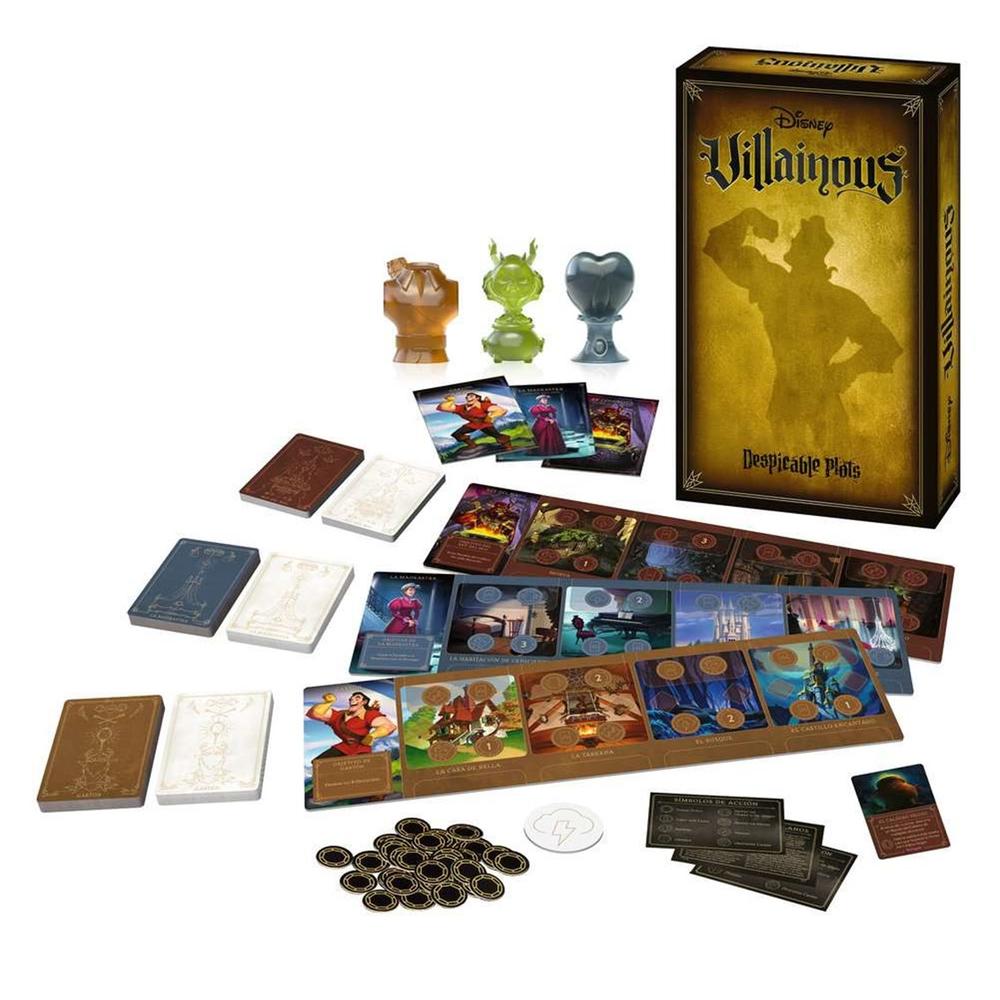 Juego de mesa ravensburger disney villainous despicable plots