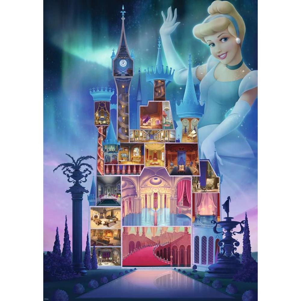 Puzzle ravensburger disney castles -  cenicienta 1000 piezas