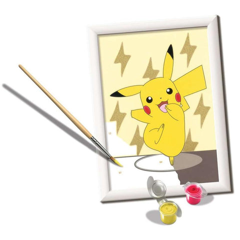 Kit para pintar con números ravensburger creart serie e pokemon: pikachu