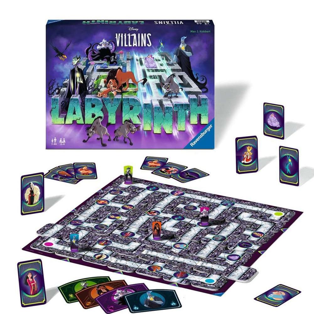 Juego de mesa ravensburger labyrinth disney villains