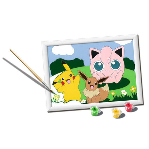 Kit para pintar con números ravensburger creart serie d pokemon: clasicos