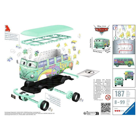 Puzzle 3d ravenzburger cars volkswagen t1 fillmore