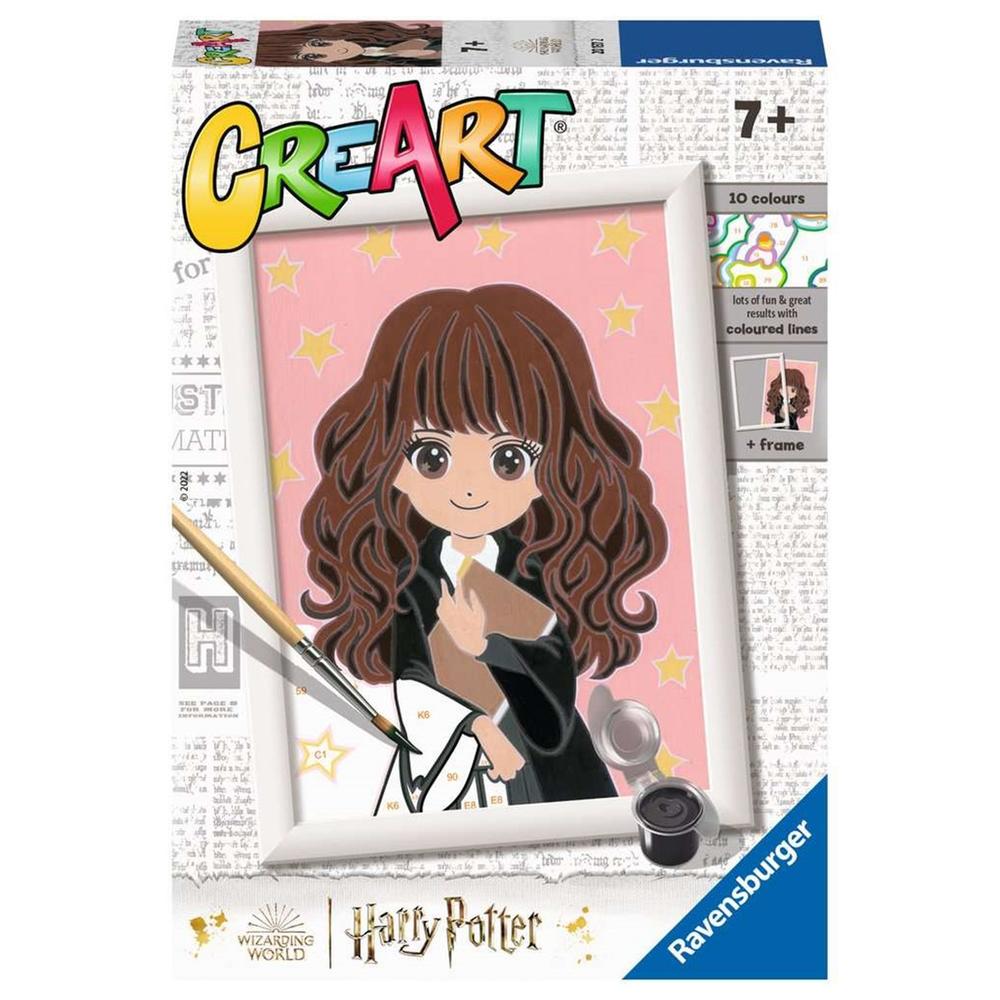 Kit para pintar con números ravensburger creart serie e harry potter: hermione