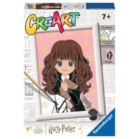 Kit para pintar con números ravensburger creart serie e harry potter: hermione