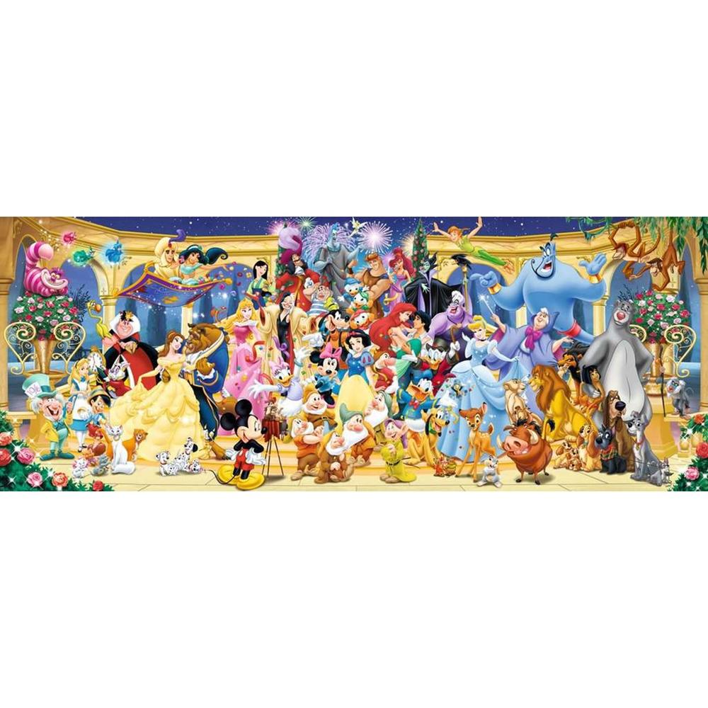 Puzzle ravensburger panorama: disney 1000 piezas