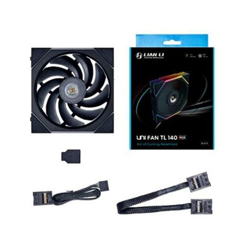 Ventilador cpu lian li unifan tl argb 140mm black