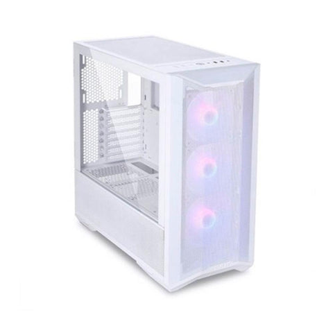 Caja ordenador gaming lian li e - atx lancool ii mesh c rgb cristal templado usb 3.0 blanco