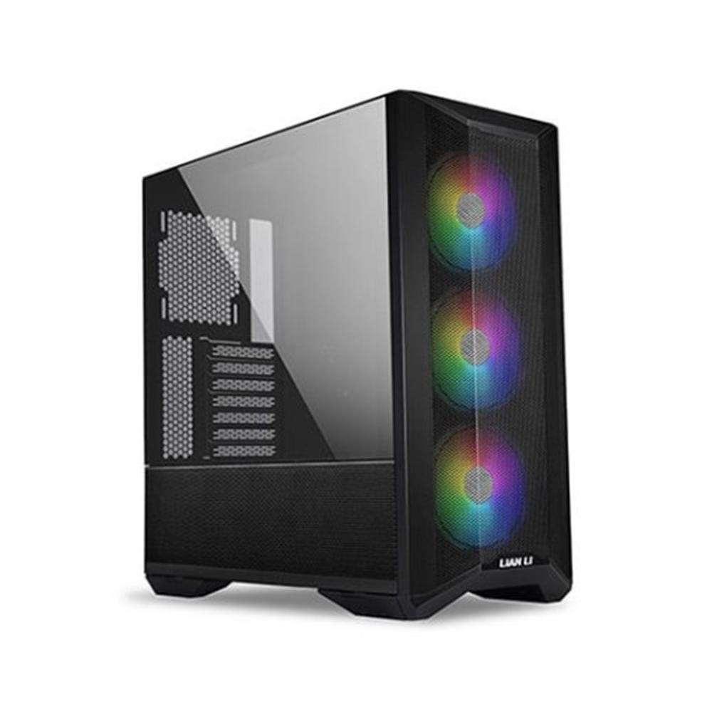 Caja ordenador gaming lian li atx lancool ii mesh c rgb cristal templado usb 3.0 negro