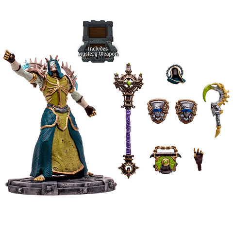 Wfigura mcfarlane toys world of warcraft undead priest & undead warlock 15cm