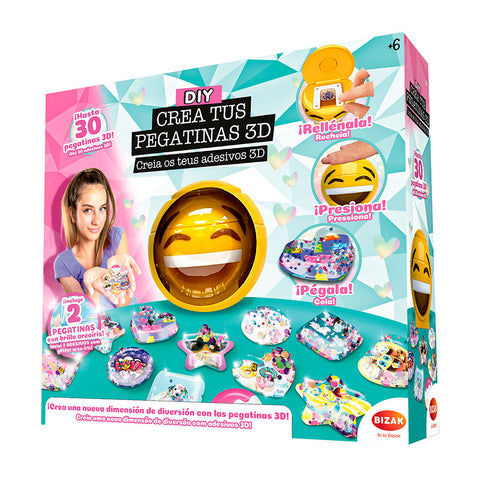 Crea tus pegatinas 3d