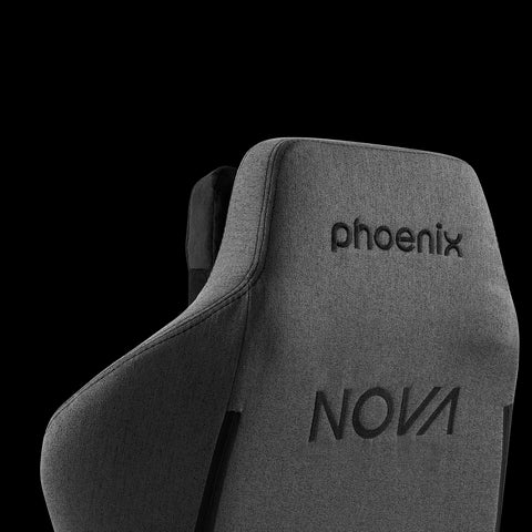 Phoenix nova silla gaming alta gama fabricada en tela gris