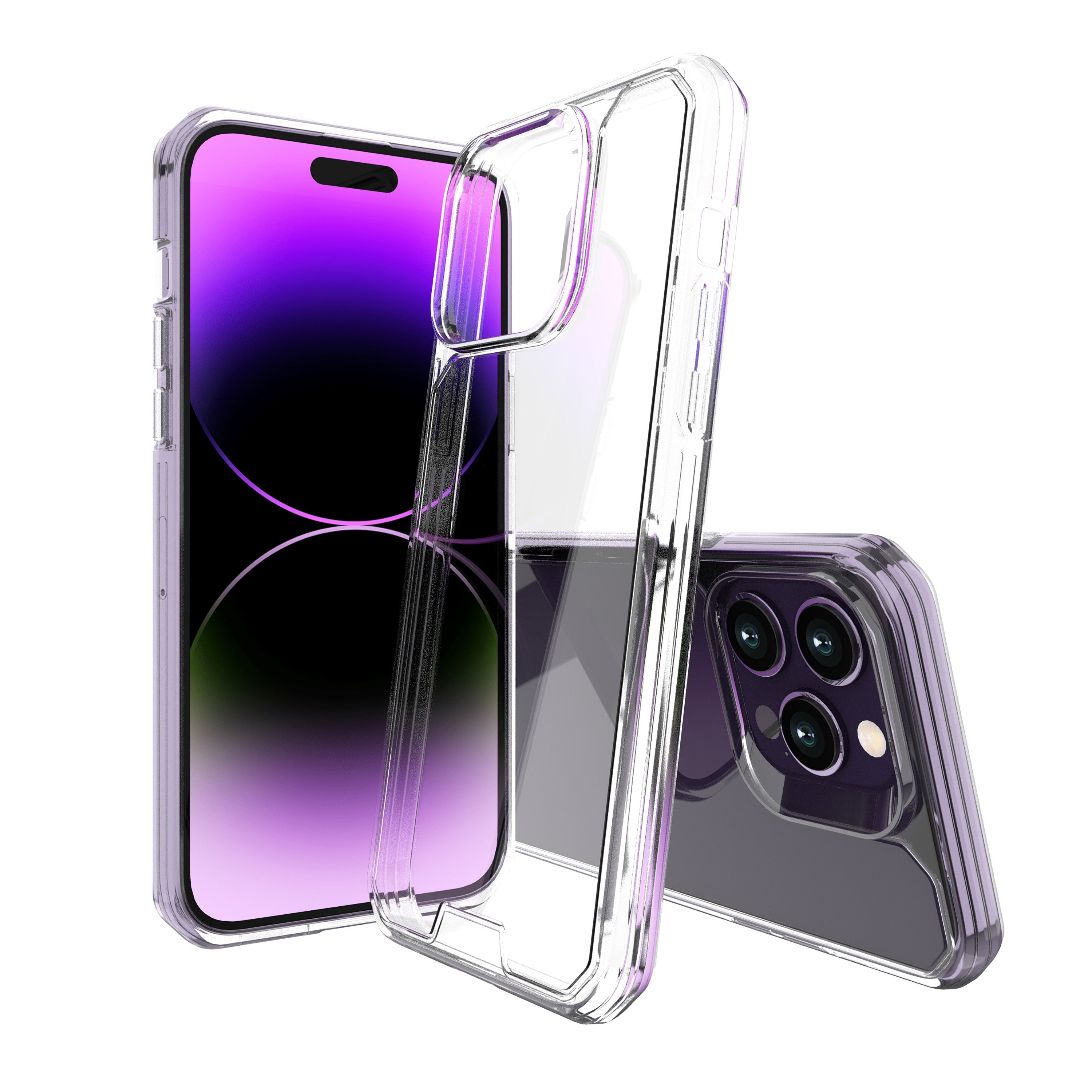 Funda muvit shockproof 2m para apple iphone 14 pro max transparente