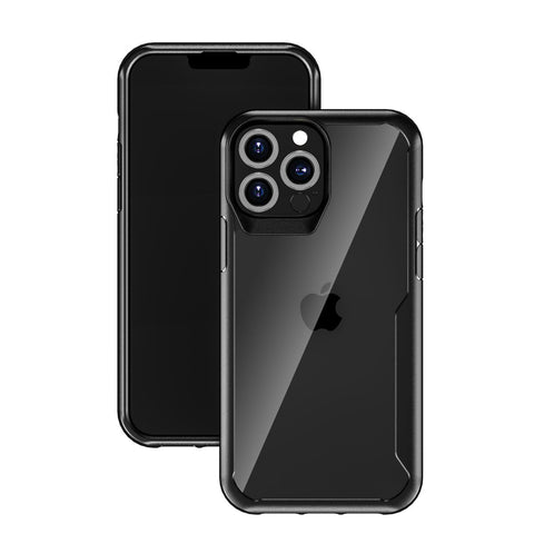 Funda muvit shockproof 2m para apple iphone 13 pro transparente - negra