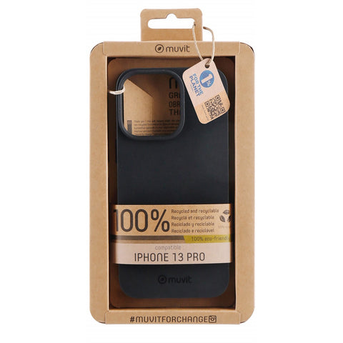 Funda muvit recycletek para apple iphone 13 pro negra