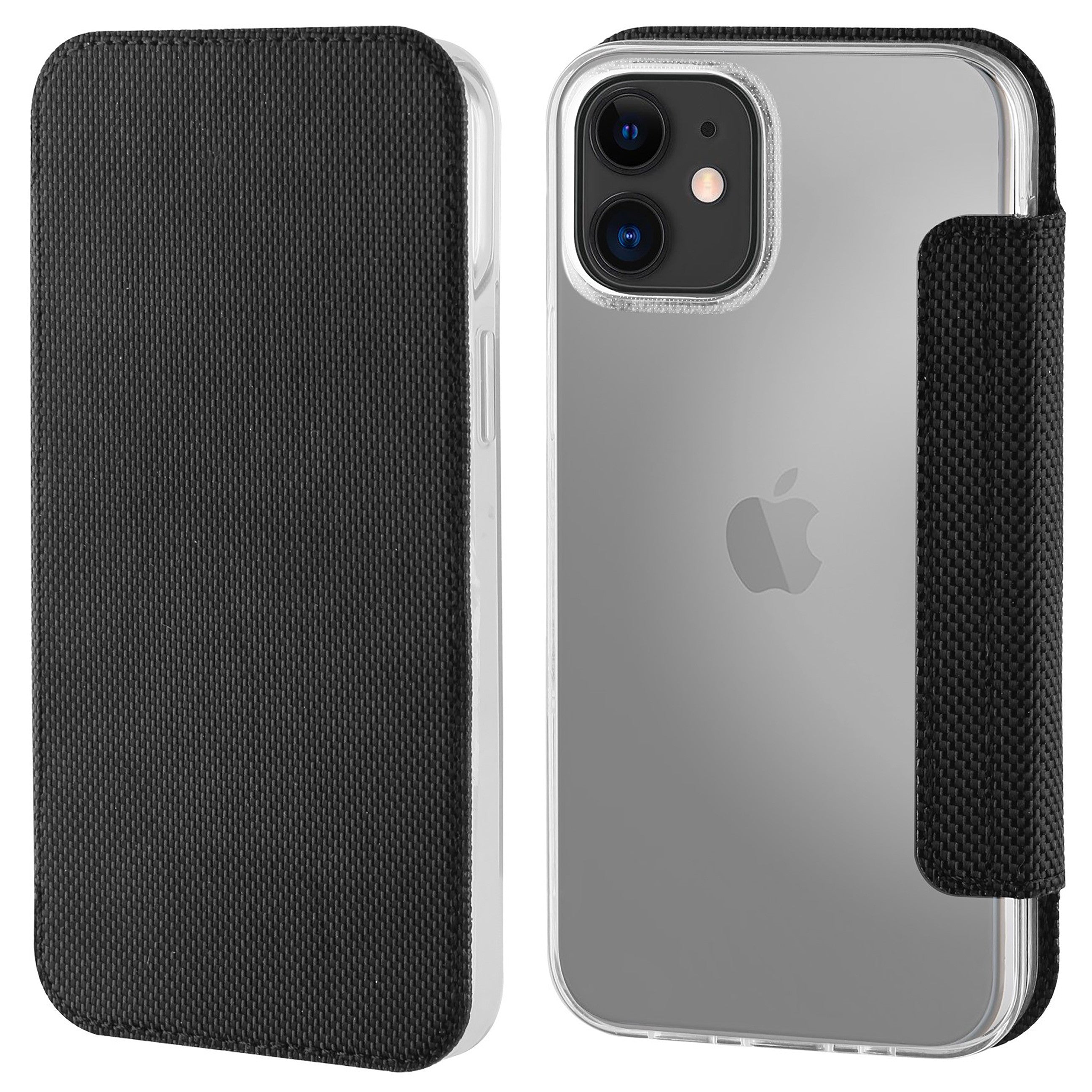 Funda muvit folio para iphone 12 mini negra