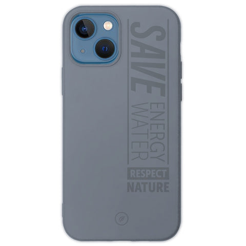 Funda muvit bambootek para apple iphone 13 gris