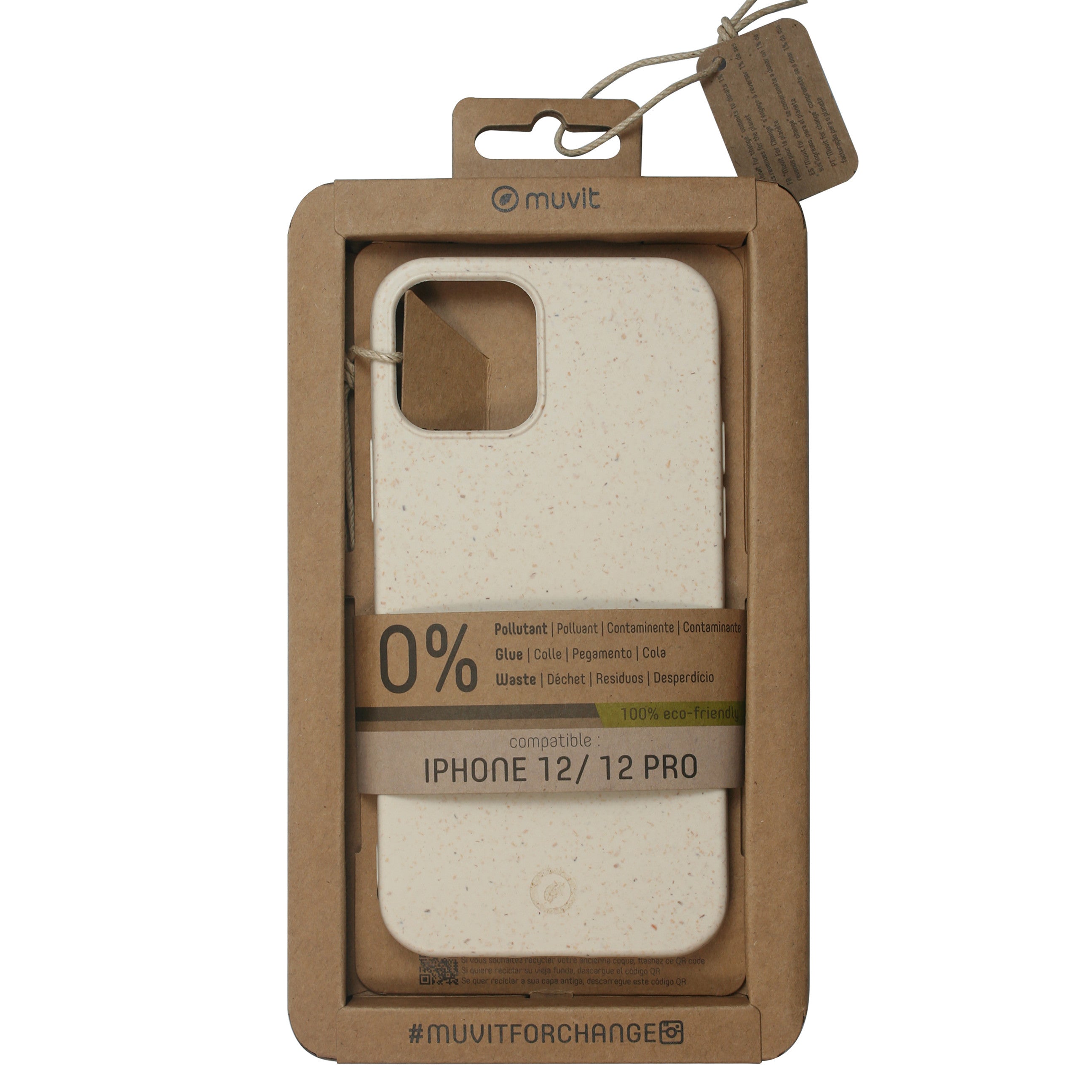 Funda muvit bambootek coton para apple iphone 12 - 12 pro