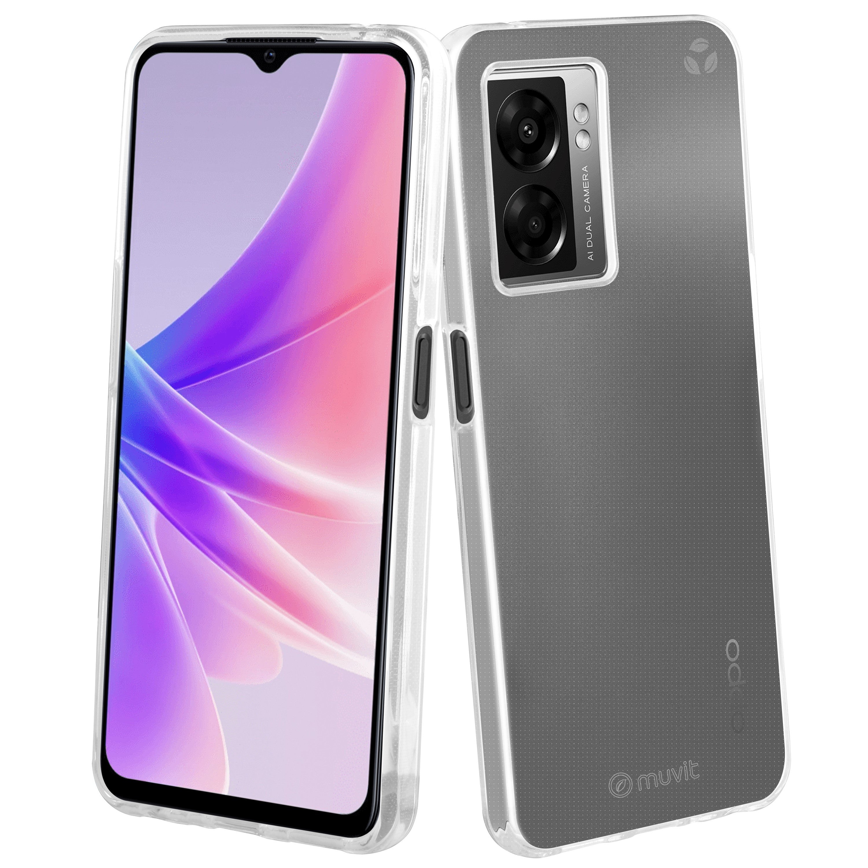 Funda muvit recycletek para oppo a77 5g - a57 5g transparente