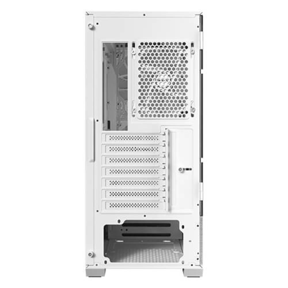 Caja ordenador gaming antec atx nx416l argb cristal templado blanca