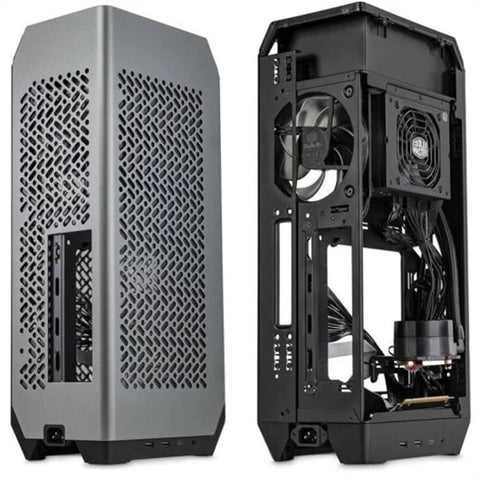 Caja ordenador coolermaster itx ncore 100 max gris