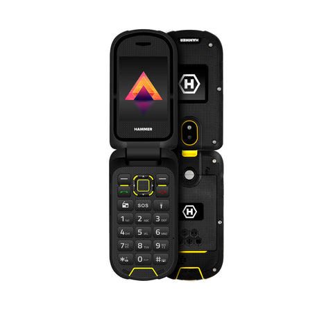 Telefono movil hammer bow 2.4pulgadas 48mb black