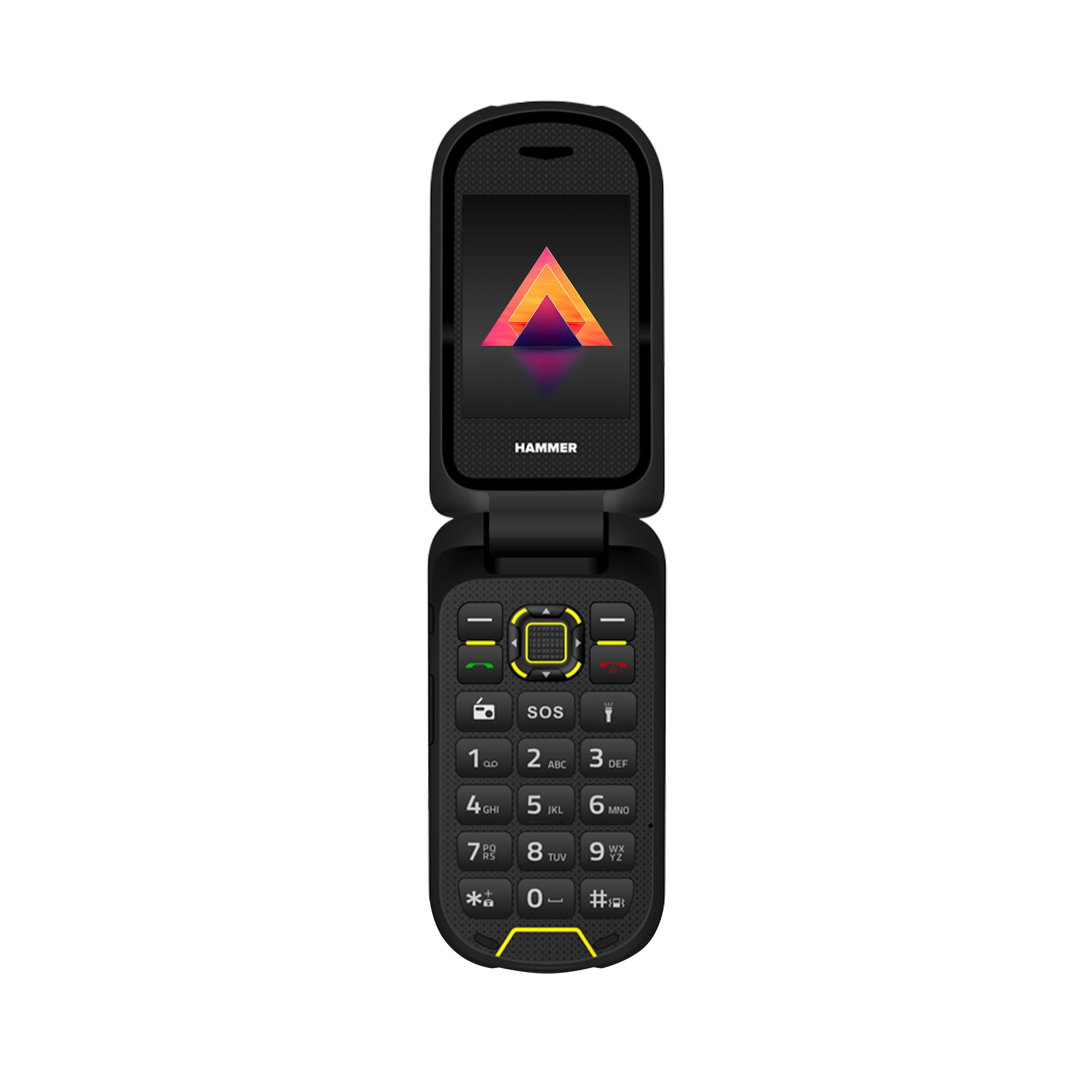 Telefono movil hammer bow 2.4pulgadas 48mb black