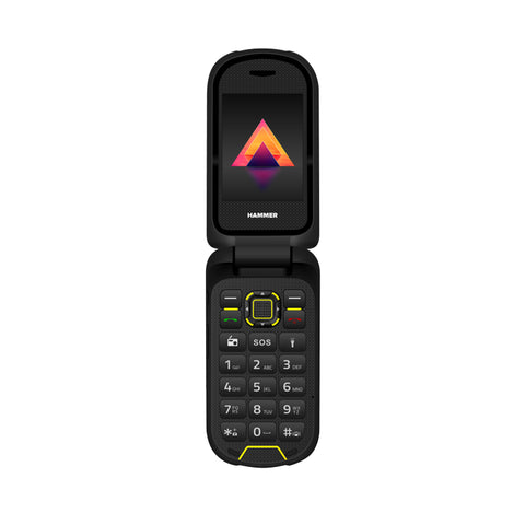 Telefono movil hammer bow 2.4pulgadas 48mb black