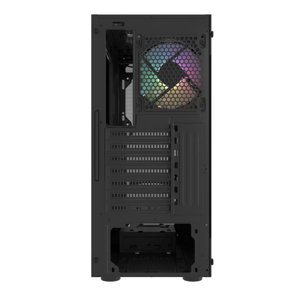 Caja ordenador gaming fury shobo sh4 atx rgb cristal templado negro