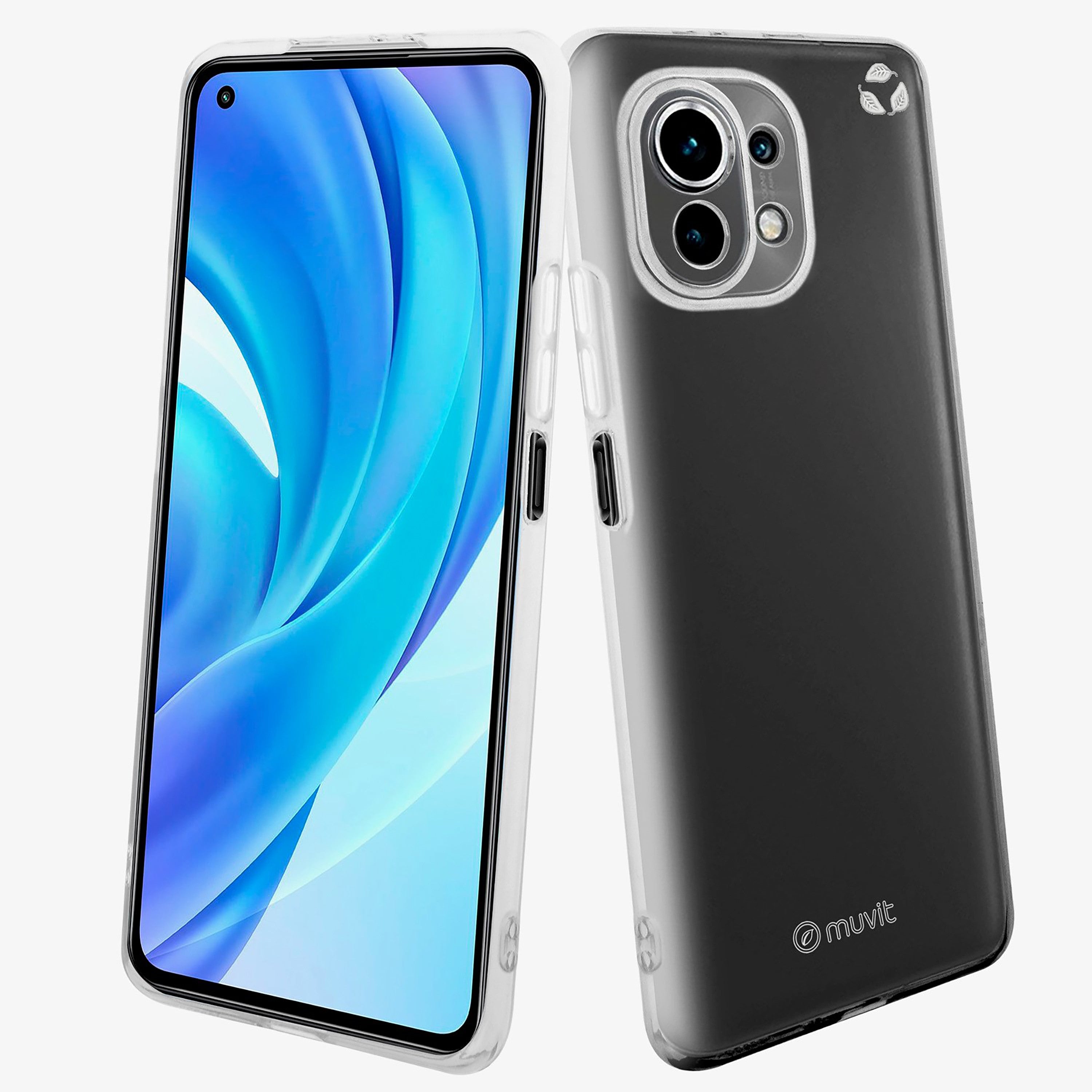 Funda muvit recycletek para xiaomi 11 lite 5g ne - mi 11 lite 5g transparente