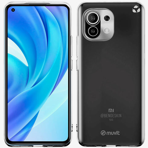 Funda muvit recycletek para xiaomi 11 lite 5g ne - mi 11 lite 5g transparente