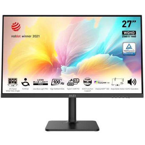 Monitor msi 27pulgadas md272qxp ips wqhd hdmi dp aa mm