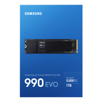 Disco duro interno solido ssd samsung 990 evo ssd 1tb pcie 4.0x4 5.0x2 nvme 2.0